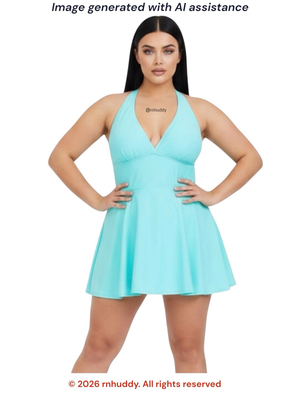 Torrid 5X aqua wireless swim dress